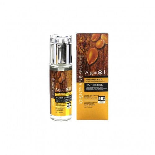 SUERO CAPILAR NUTRITIVO CON QUERATINA Y ACEITE DE ARGÁN SIN SULFATOS 80 ML