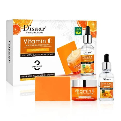 SET DE VITAMINA C PARA EL CUIDADO DE LA PIEL REMOVEDOR DE MANCHAS OSCURAS