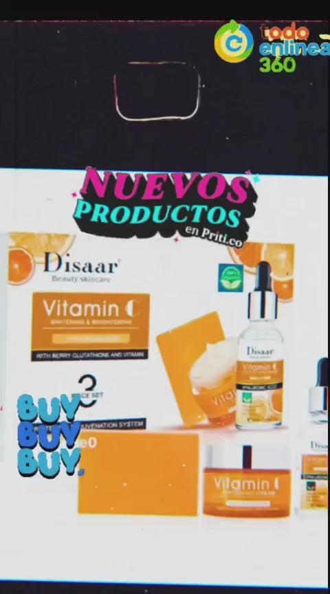 SET DE VITAMINA C PARA EL CUIDADO DE LA PIEL REMOVEDOR DE MANCHAS OSCURAS